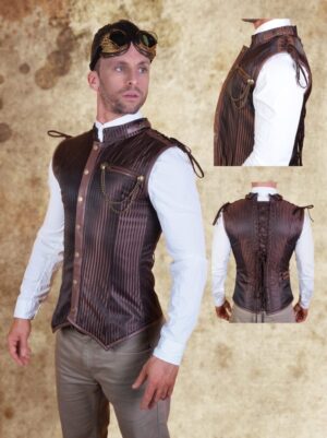 64078 - Men's Steampunk / Gothic Corset