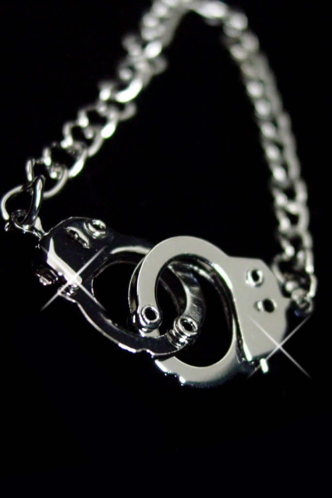 653 - Handcuff Bracelet - Silver - Image 4