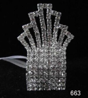 663 - Ring with Rhinestones - Silver