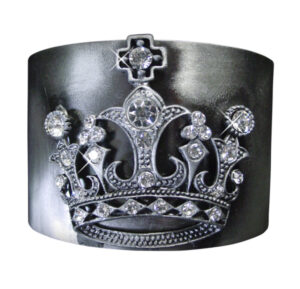 68011 - Cuff - Crown with Rhinestones