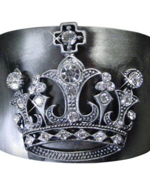 68011 - Cuff - Crown with Rhinestones