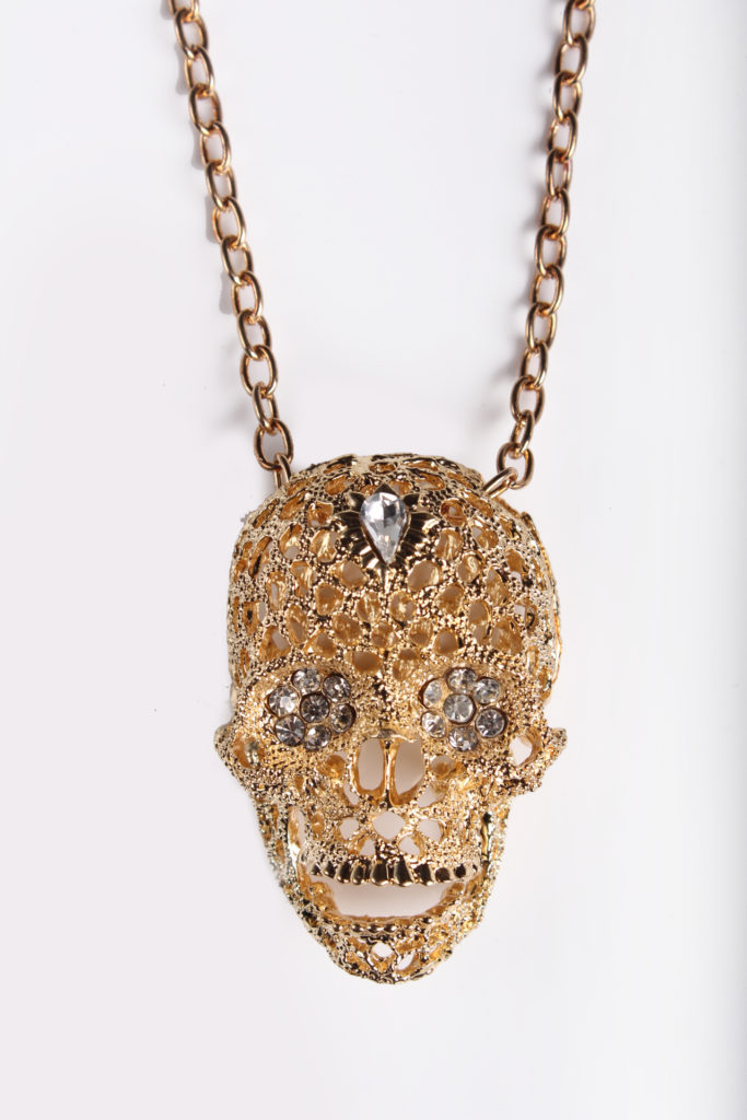 68556 - Skull Pendant Chain Necklace - Image 3