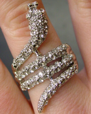 687 - Snake Ring - Silver