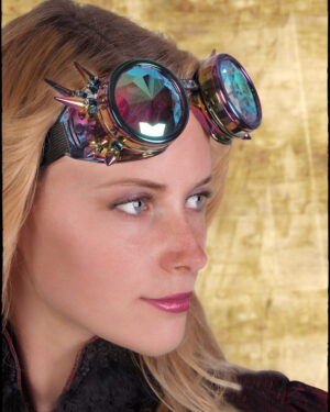 68747 - Steampunk Kaleidoscope Glasses - Psychedelic