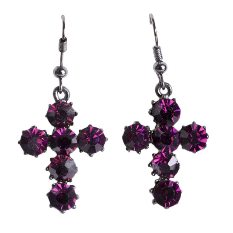 69004 - Cross Earrings - Image 3