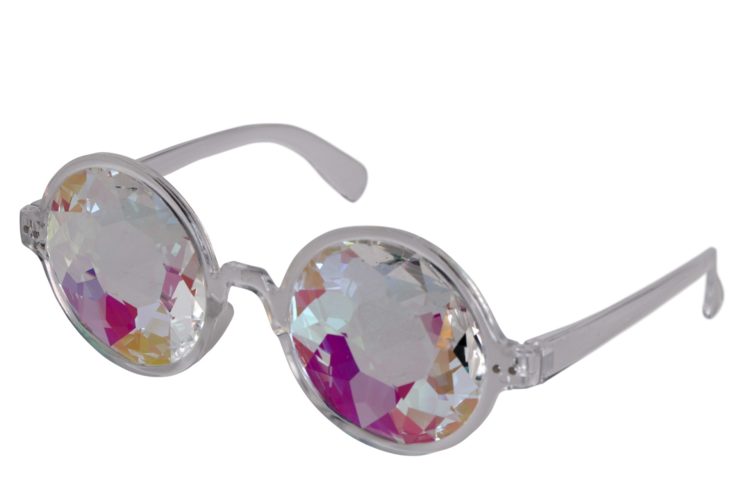 69132 - Kaleidoscope Glasses Blk, Round frame - Image 5