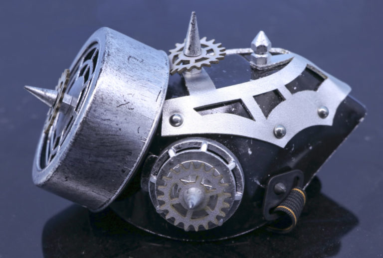 69139 - Steampunk Gas Mask with Spikes & Gears - Image 3