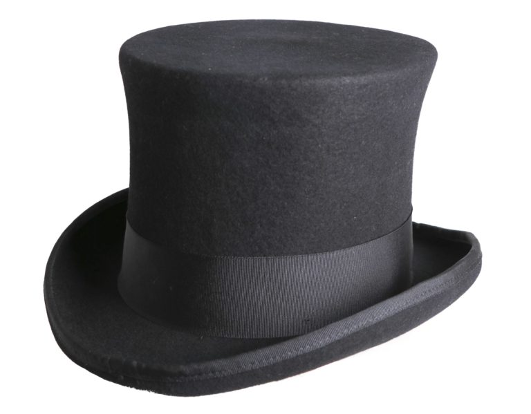 69513 - Steampunk TOP Hat - 100% wool felt - Image 4