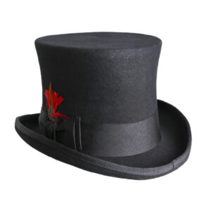 69513 - Steampunk TOP Hat - 100% wool felt