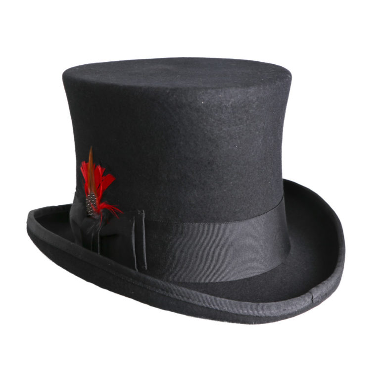 69513 - Steampunk TOP Hat - 100% wool felt - Image 3