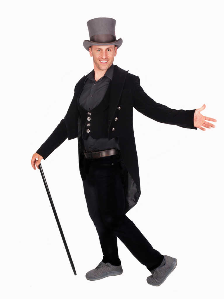 69513 - Steampunk TOP Hat - 100% wool felt - Image 2