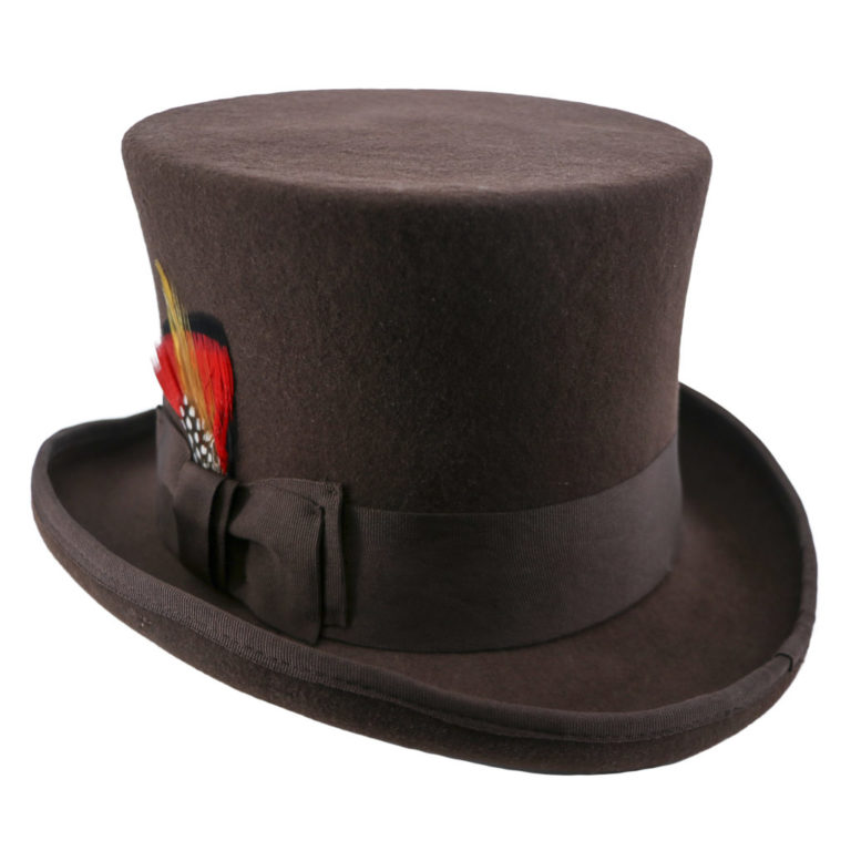 69513 - Steampunk TOP Hat - 100% wool felt - Image 7