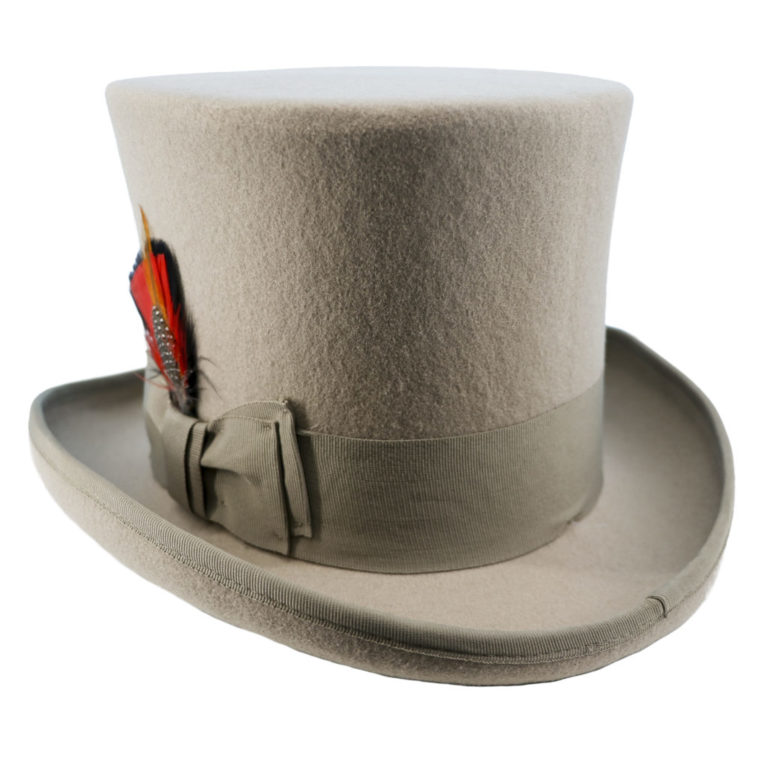 69513 - Steampunk TOP Hat - 100% wool felt - Image 6