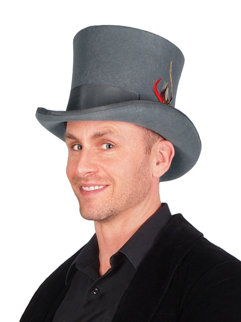 69513 - Steampunk TOP Hat - 100% wool felt - Image 12
