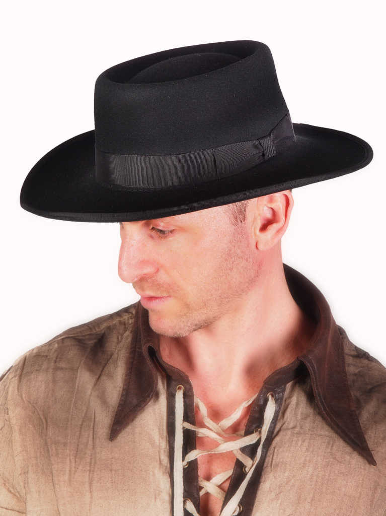 69524 - Gambler Hat - 100% wool felt - Image 3