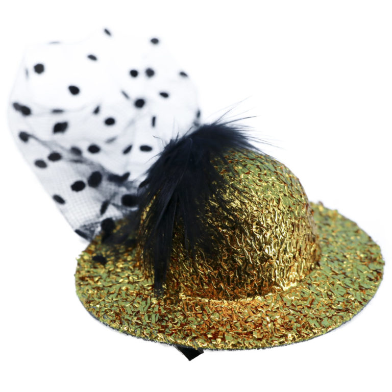 70014 - Shiny Tiny Top Hair Clip with Veil - Image 7