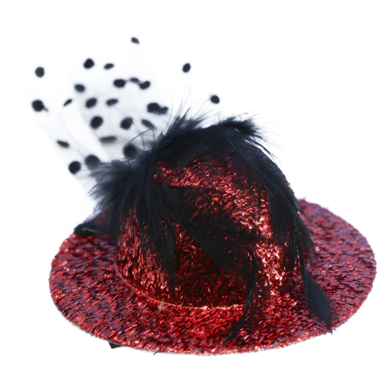 70014 - Shiny Tiny Top Hair Clip with Veil - Image 4