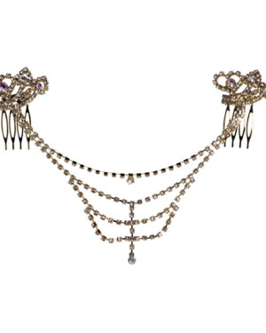 71176 - Rhinestone Side Headdress