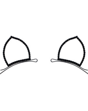 71463 - Rhinestone Cat Ear Bobby Pins kitty, kitten, cat, meow