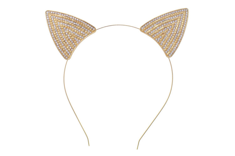 71599 - Cat's Ears Stone Hair Headband kitty, cat, meow, kitten - Image 4