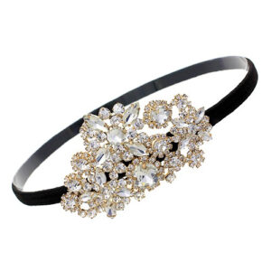 71629 - Rhinestone Flower Headband