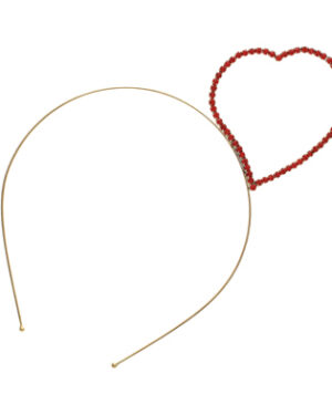 71662 - Big Heart Headband - Gold
