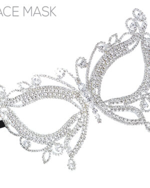 71720 - RS Butterfly Mask, 8.25x4.25in, silver