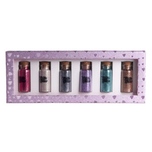 80300 - glitter 6pcs bottle set 1/128 size
