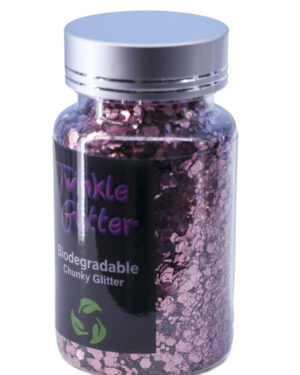 80351 - biodegradable body glitter -  55 gms - Pink