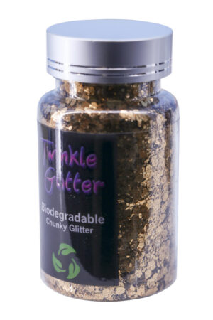 80352 - biodegradable flakes glitter -  55 gms - Copper