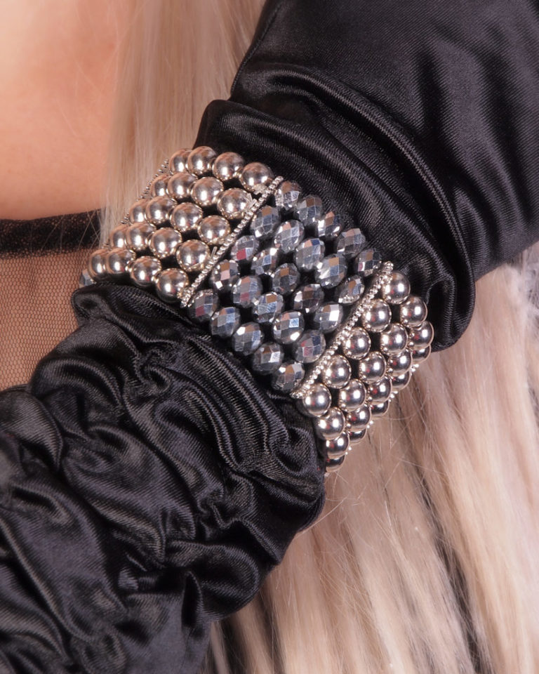 81441 - 5 Line Beaded Bracelet - Image 3