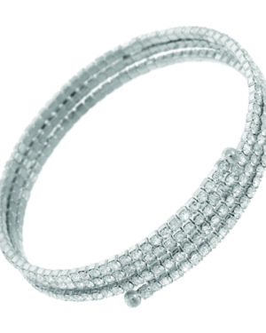 82078 - Spiral Bracelet 3 Row - Silver