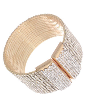82490 - 1.5 in. Rhinestone Stretch Bracelet