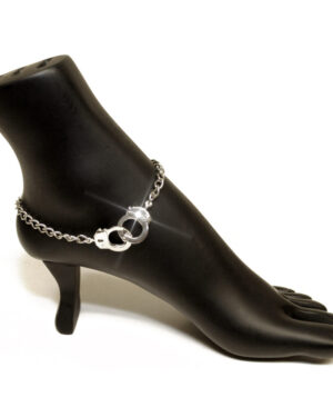 8337 - Anklet - Handcuff -Silver