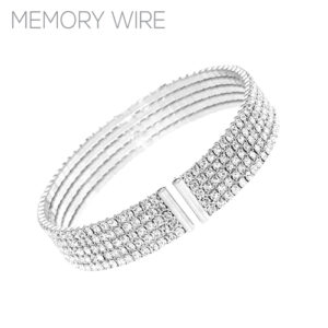 83423 - 5 Row Rhinestone Bracelet