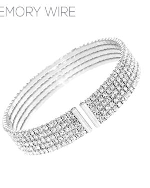 83423 - 5 Row Rhinestone Bracelet
