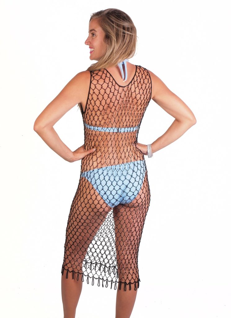 8354 - Beaded Crochet Dress - Image 3