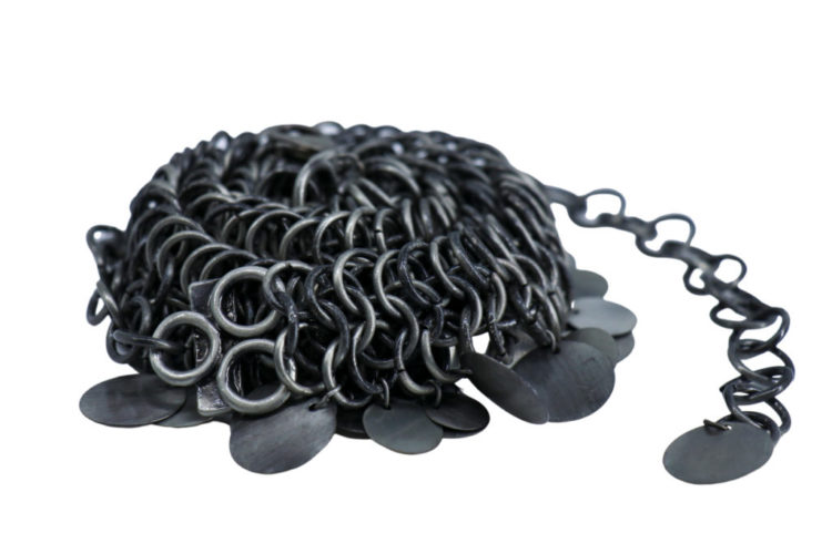 8389 - Chainmail Belt - 3 Line with Coins - Image 3