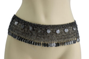 8391 - Chainmail Small Ring Belt with Coins