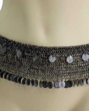 8391 - Chainmail Small Ring Belt with Coins