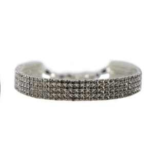 8714 - 4 Row Rhinestone Choker
