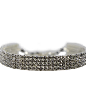 8714 - 4 Row Rhinestone Choker