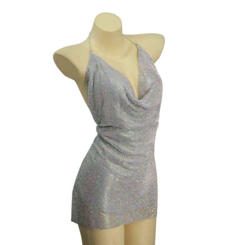 8457 - Long Rhinestone Dress - Image 29