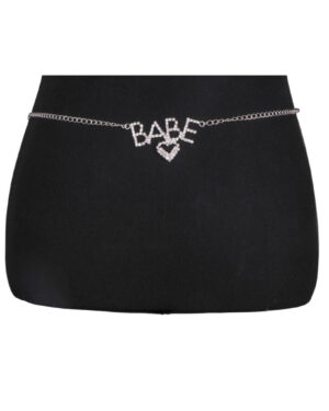 8486 - Belly Chain - BABE-Silver