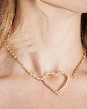 8702 - Choker - Heart