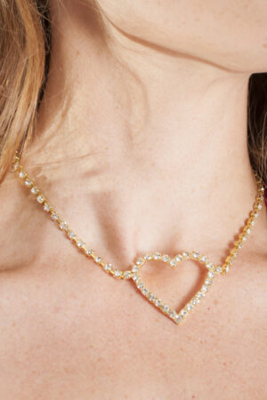 8702 - Choker - Heart