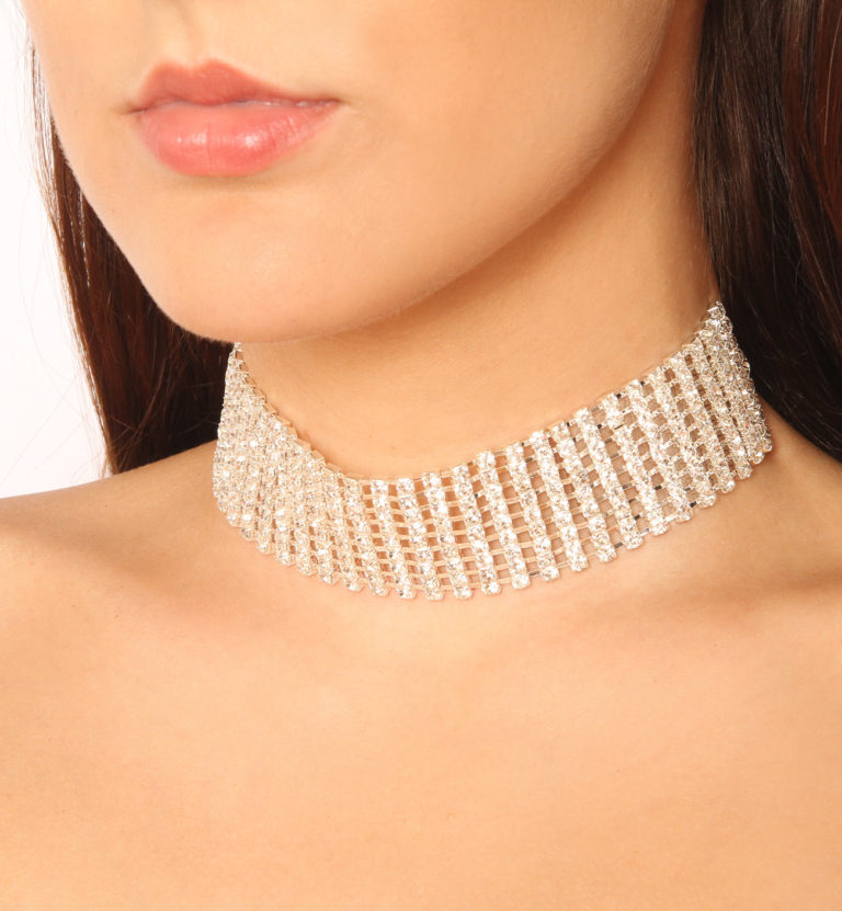 8719 - 9 Row Stretchy Choker - Image 3