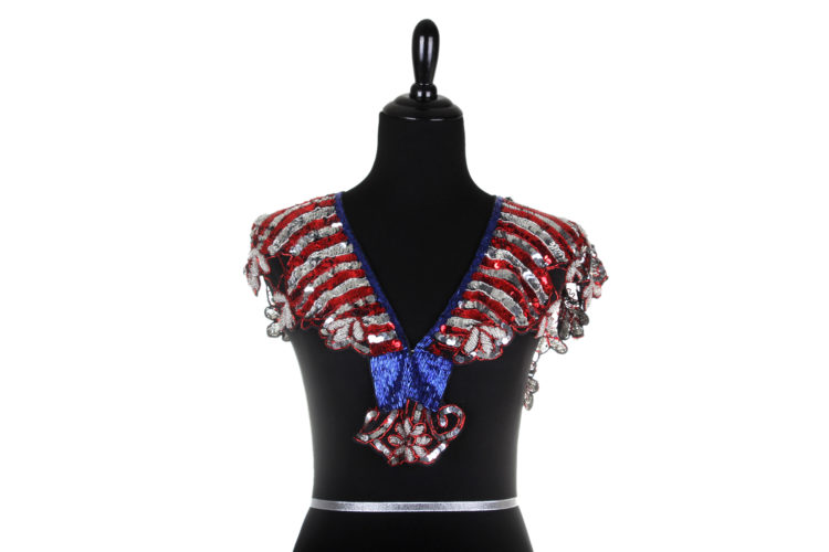 8901 - Beaded Collar-Star and Stripes - Image 2