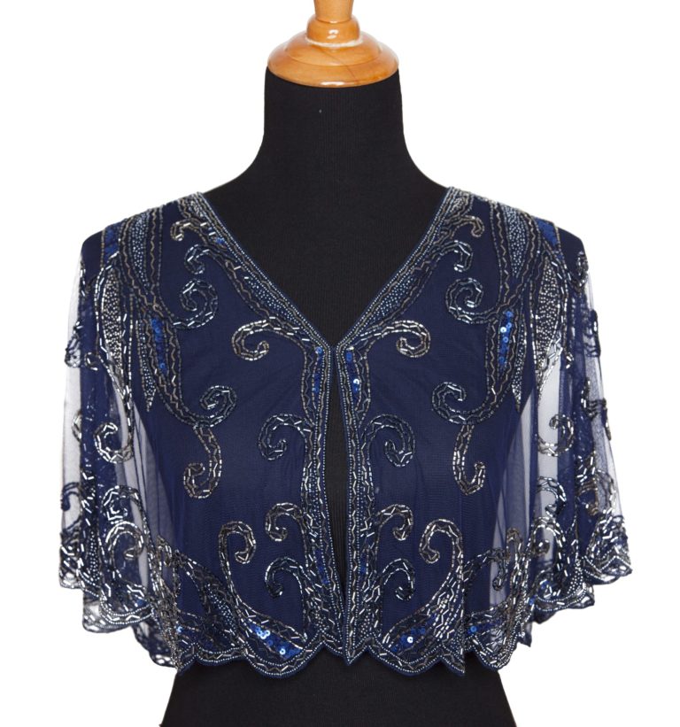 8906 - Beaded Flapper Cape - Image 15