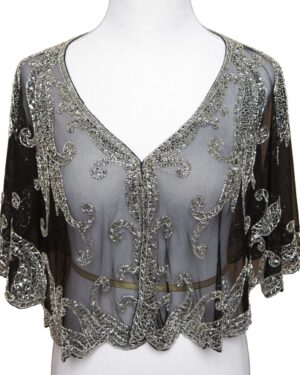 8906 - Beaded Flapper Cape